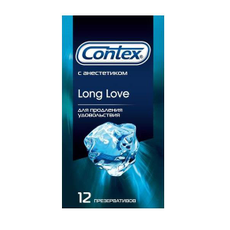 Презервативы с продлевающим эффектом Contex Long Love - 12 шт., фото 
