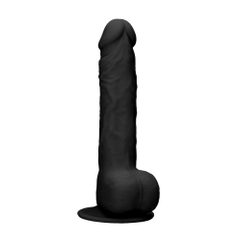 Фаллоимитатор Realistic Cock With Scrotum, Длина: 24.00, Диаметр: 4.40, Цвет: черный, фото 