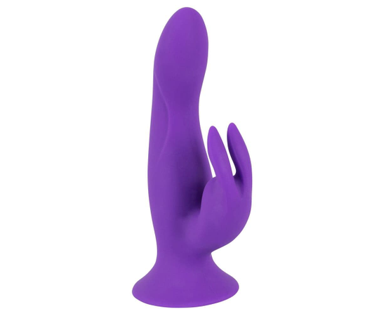 Фиолетовый силиконовый вибратор типа rabbit Pure Lilac Vibes Rabbit - 18 см., фото 