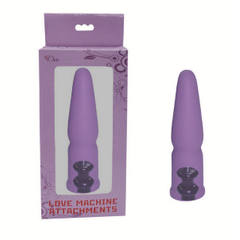 Фиолетовая анальная насадка для секс-машин, фото 