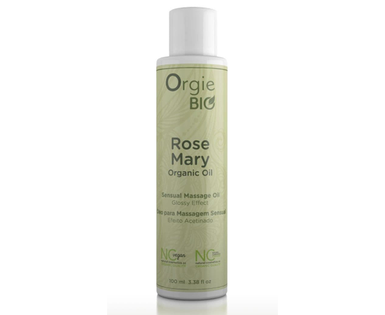 Органическое масло для массажа ORGIE Bio Rosemary с ароматом розмарина - 100 мл., фото 