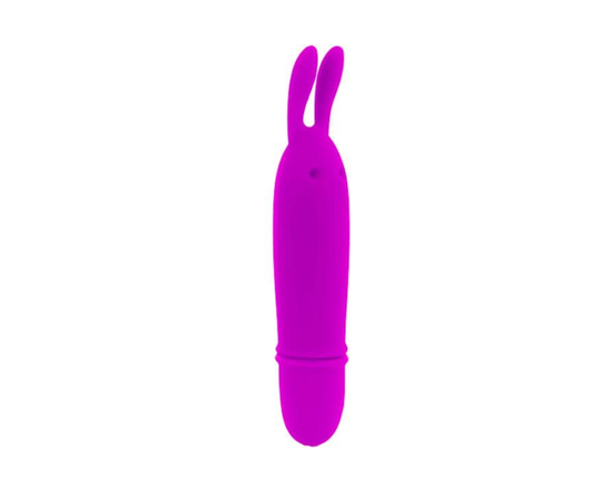 Лиловый вибратор с ушками Boyce - 12,7 см., Цвет: лиловый, фото 