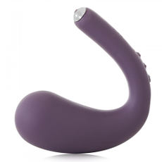 Фиолетовый вибратор Dua G-spot & Clitoral Wearable Vibrator - 17,8 см., фото 