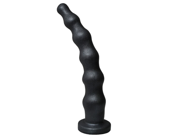 Чёрная насадка BALLS 3 - 22 см., Цвет: черный, фото 
