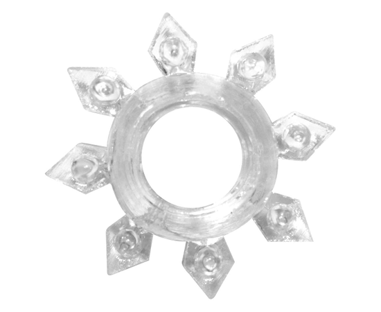 Прозрачное эрекционное кольцо Rings Gear, фото 