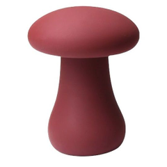 Перезаряжаемый клиторальный стимулятор-грибочек Oyster Mushroom, Длина: 7.40, Цвет: красный, фото 