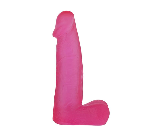 Розовый фаллоимитатор средних размеров XSKIN 6 PVC DONG - 15 см., Цвет: розовый, фото 
