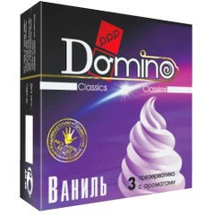 Ароматизированные презервативы Domino "Ваниль" - 3 шт., фото 