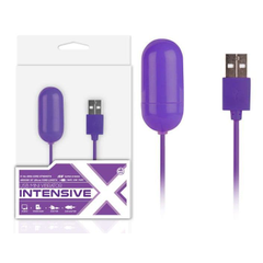 Большео фиолетовое виброяйцо, работающее от USB, фото 