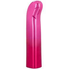 Изогнутый мини-вибромассажер Glam G Vibe - 12 см., Цвет: розовый, фото 