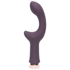 Фиолетовый вибратор Lavish Attention Rechargeable Clitoral & G-Spot Vibrator - 18,4 см., фото 
