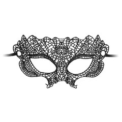 Черная кружевная маска Princess Black Lace Mask, Цвет: черный, фото 