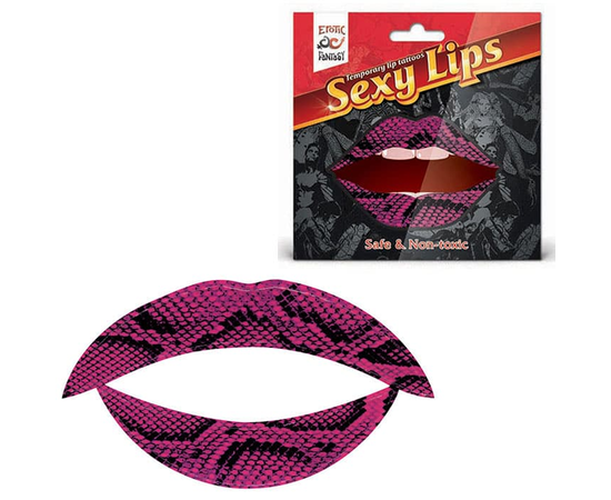 Lip Tattoo Фиолетовая змея, Цвет: фиолетовый, фото 