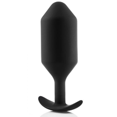 Черная анальная пробка для ношения B-vibe Snug Plug 6 - 17 см., фото 