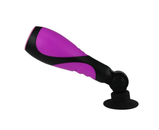 Фиолетовый вибромастурбатор Oral Sex Lover, фото 