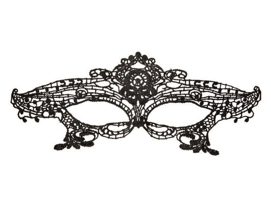 Нитяная маска в форме диадемы, Цвет: черный, фото 