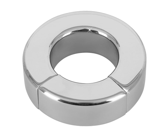 Металлическое эрекционное кольцо на магнитах Sextreme, фото 