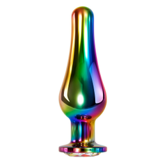Радужная металлическая пробка Rainbow Metal Plug Medium, Длина: 12.90, Цвет: разноцветный, фото 