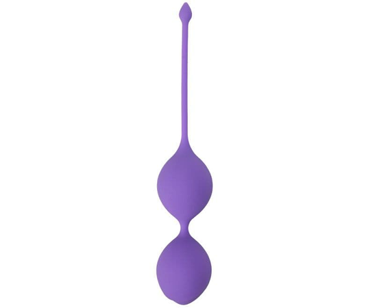 Фиолетовые вагинальные шарики SEE YOU IN BLOOM DUO BALLS 36MM, Цвет: фиолетовый, фото 