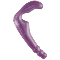 Безремневой страпон из силикона The Gal Pal - 17 см., Цвет: фиолетовый, фото 