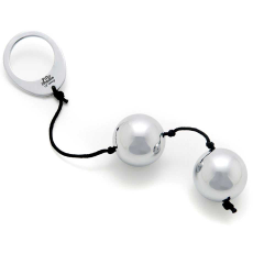 Тяжелые металлические вагинальные шарики Silver Metal Ben Wa Balls, Цвет: серебристый, фото 