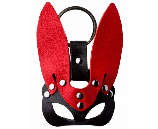 Черно-красный сувенир-брелок «Кролик», фото 