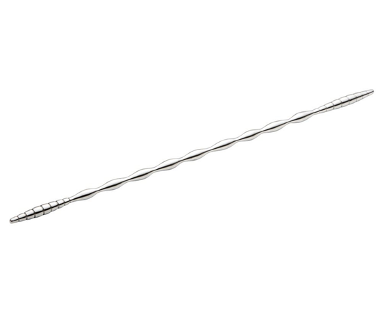 Серебристый уретральный плаг Dip Stick Special - 26,7 см., фото 