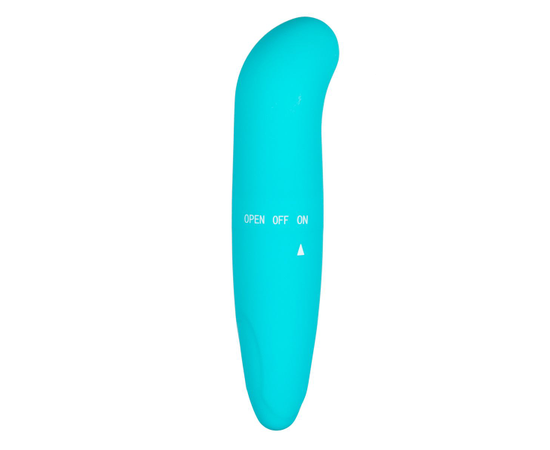 Мини-вибратор для G-стимуляции Easytoys Mini G-Spot Vibrator - 12 см., Цвет: голубой, фото 