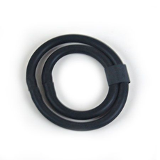 Черное двойное эрекционное кольцо, фото 