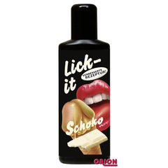 Съедобная смазка Lick It со вкусом белого шоколада - 100 мл., фото 