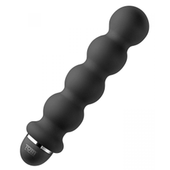 Анальный вибромассажер XR Brands Tom of Finland Stacked Ball 5 Mode Vibe, Цвет: черный, фото 