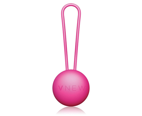 Розовый вагинальный шарик VNEW level 1, Цвет: розовый, фото 
