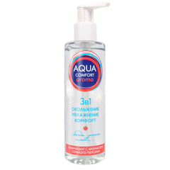 Гель-лубрикант на водной основе Aqua Comfort Aroma с ароматом персика - 195 гр., фото 