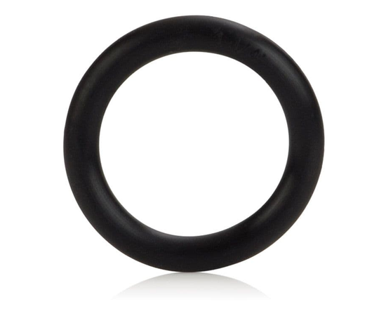 Чёрное эрекционное кольцо Black Rubber Ring, фото 