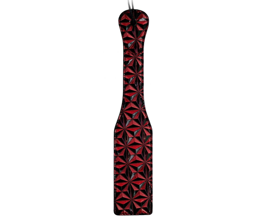 Шлепалка Luxury Paddle - 31,5 см., Цвет: красный с черным, фото 