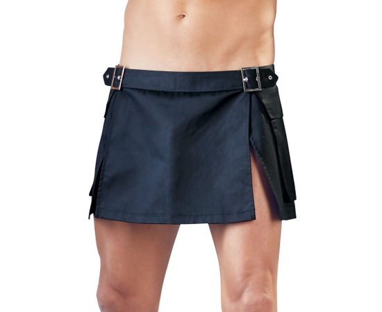 Мужская юбка с поясом Rock, Цвет: черный, Размер: M-L, фото 
