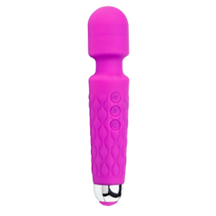 Перезаряжаемый wand-вибратор - 20,5 см., Длина: 20.50, Цвет: фиолетовый, фото 