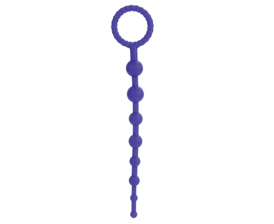 Фиолетовая силиконовая цепочка Booty Call X-10 Beads, фото 
