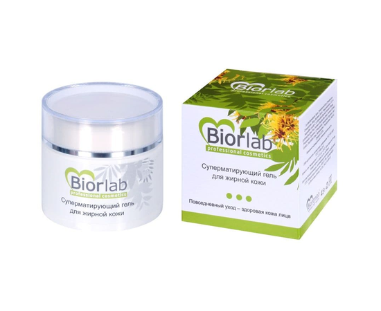 Матирующий гель для жирной кожи BiorLab - 45 гр., Объем: 45 гр., фото 