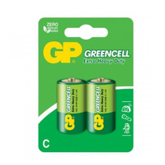 Батарейки солевые GP GreenCell C/R14G - 2 шт., фото 