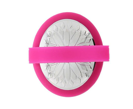 Розовая перезаряжаемая виброщёточка для клиторальной стимуляции MONA PINK, фото 