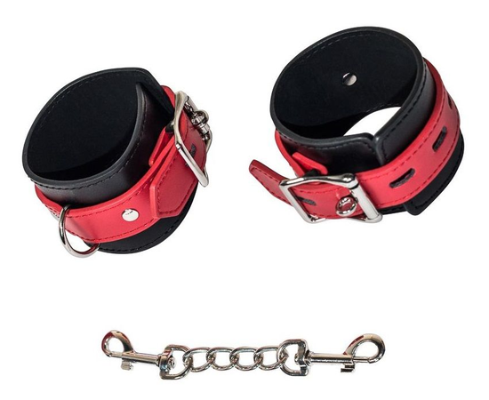 Черно-красные наручники Prelude, фото 