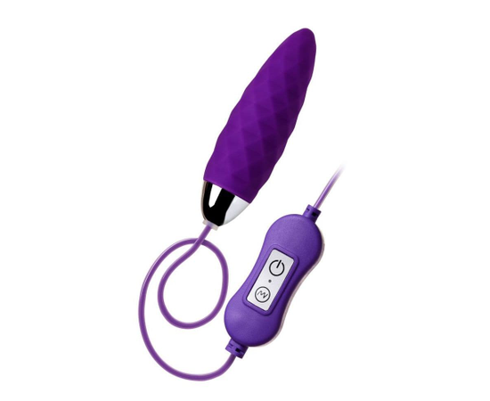 Фиолетовое виброяйцо с пультом управления A-Toys Cony,  работающее от USB, Цвет: фиолетовый, фото 