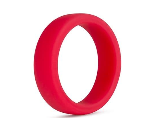Красное эрекционное кольцо Silicone Go Pro Cock Ring , фото 