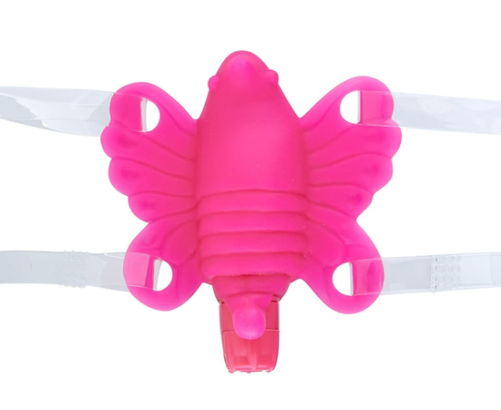 Клиторальная бабочка Butterfly Baby, Цвет: розовый, фото 