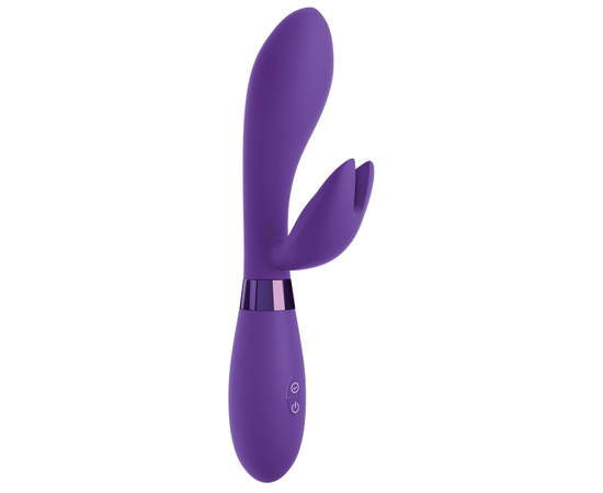 Фиолетовый вибратор-кролик #bestever Silicone Vibrator - 21,2 см., фото 