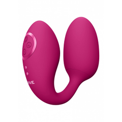 Виброяйцо с дополнительной клиторальной стимуляцией Aika, Цвет: розовый, фото 