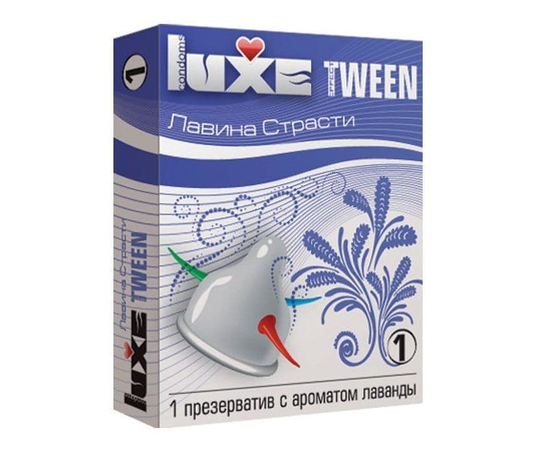 Презерватив Luxe Tween "Лавина страсти" с ароматом лаванды - 1 шт., фото 