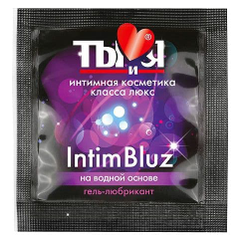 Гель-лубрикант Intim bluz в одноразовой упаковке - 4 гр., фото 