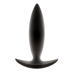 Чёрная анальная пробка для ношения Renegade Spades - 10,1 см., фото 
